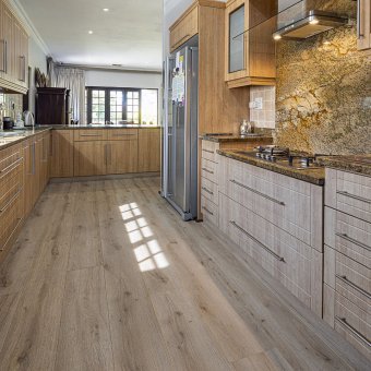 Beautiful laminate installation throughout a new home in Durban