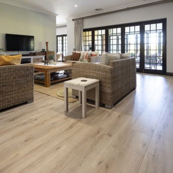 Beautiful laminate installation throughout a new home in Durban