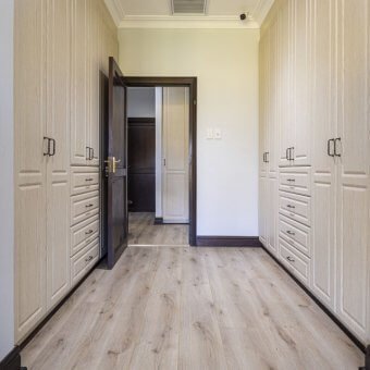 Beautiful laminate installation throughout a new home in Durban