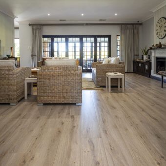 Beautiful laminate installation throughout a new home in Durban